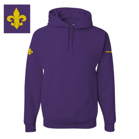 Unisex Jerzees NuBlend Hooded Sweatshirt - Purple