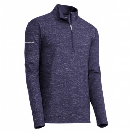 Sport-Tek Sport-Wick Stretch Reflective Heather 1/2-Zip Pullover